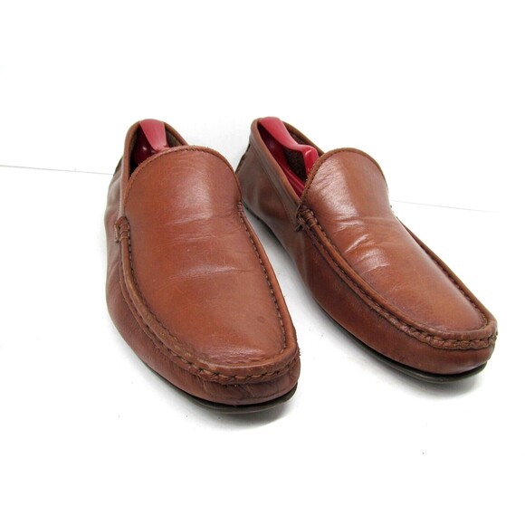 Dino Draghi  Brown Moc Toe Driving Loafers Size US 9 EUR 42 main image 12